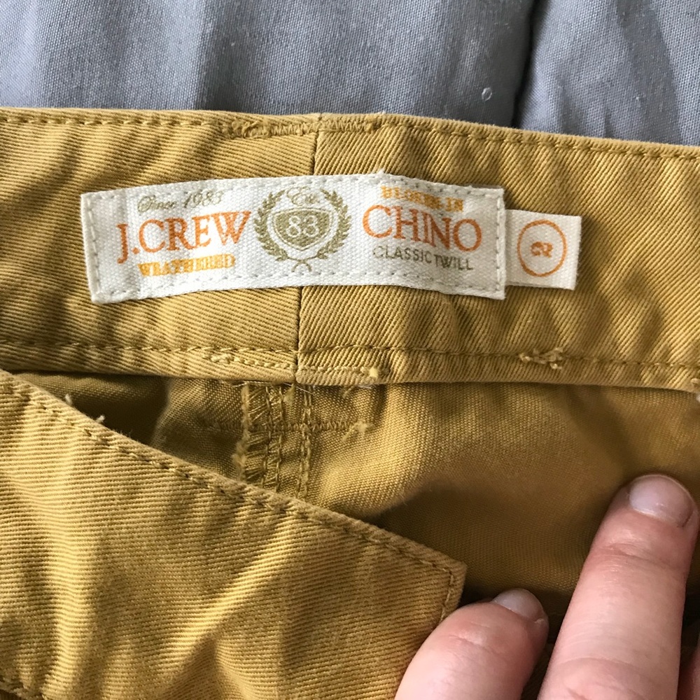 J crew chino size 2
